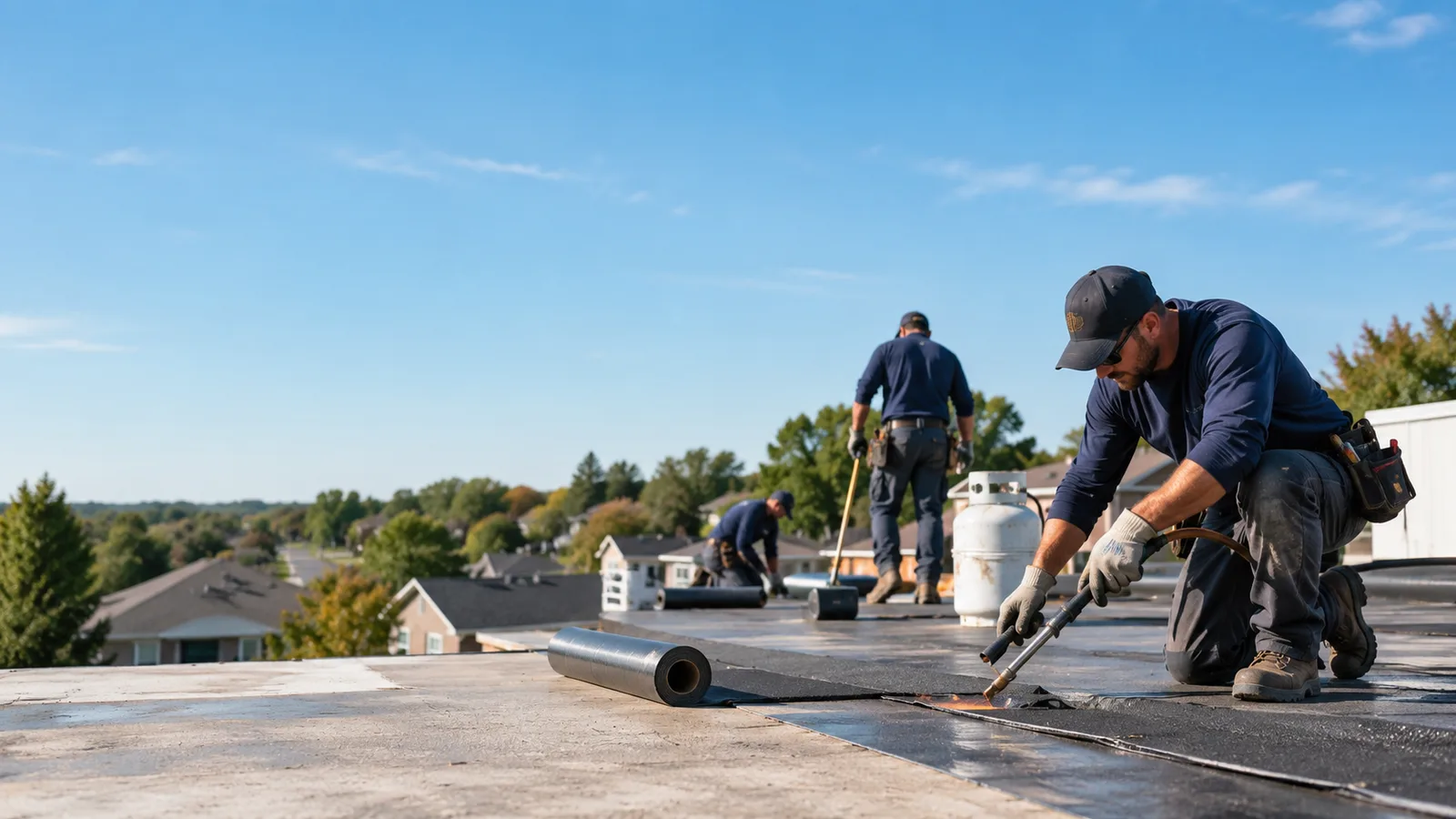 Flat Roof Leak Repair providers in Berne, IN